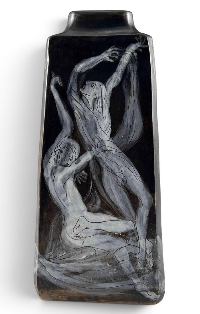 Mary Crocker Fassett (Massachusetts, 1915-2016), Figural Art Pottery Vase (1 of 11)