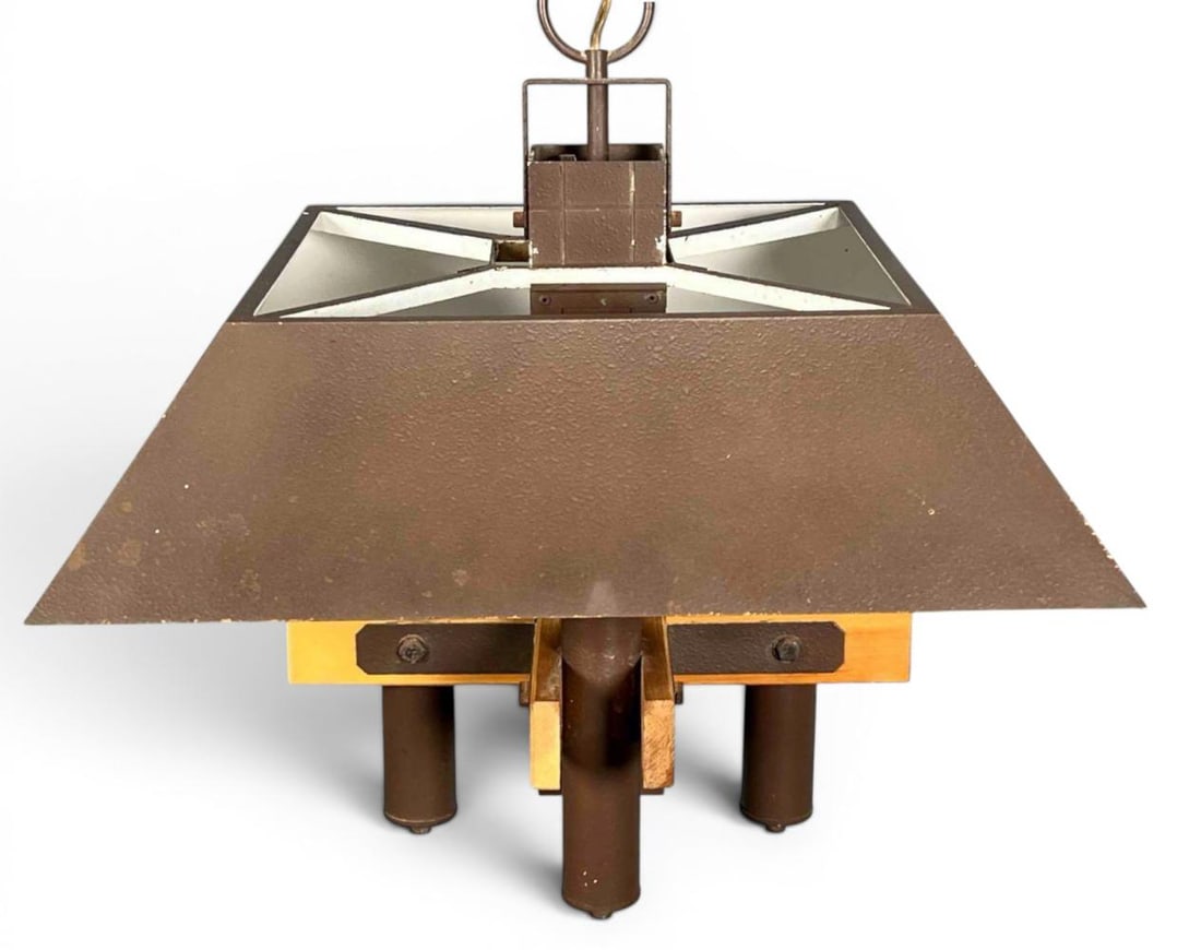 Craftsman Style Four Light Chandelier (1 of 11)
