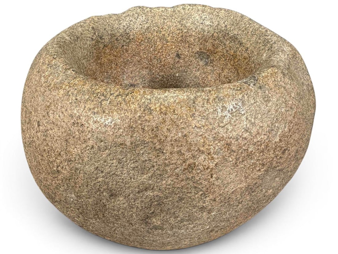 Large Native American Stone Mortar (1 of 8)