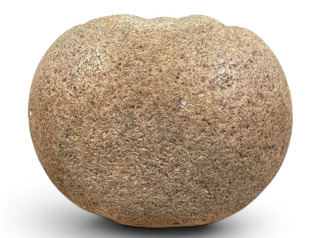 Large Native American Stone Mortar - 4