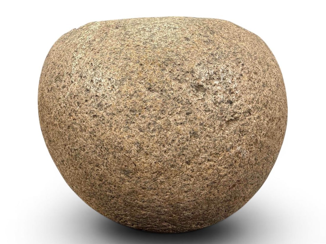 Large Native American Stone Mortar - 5