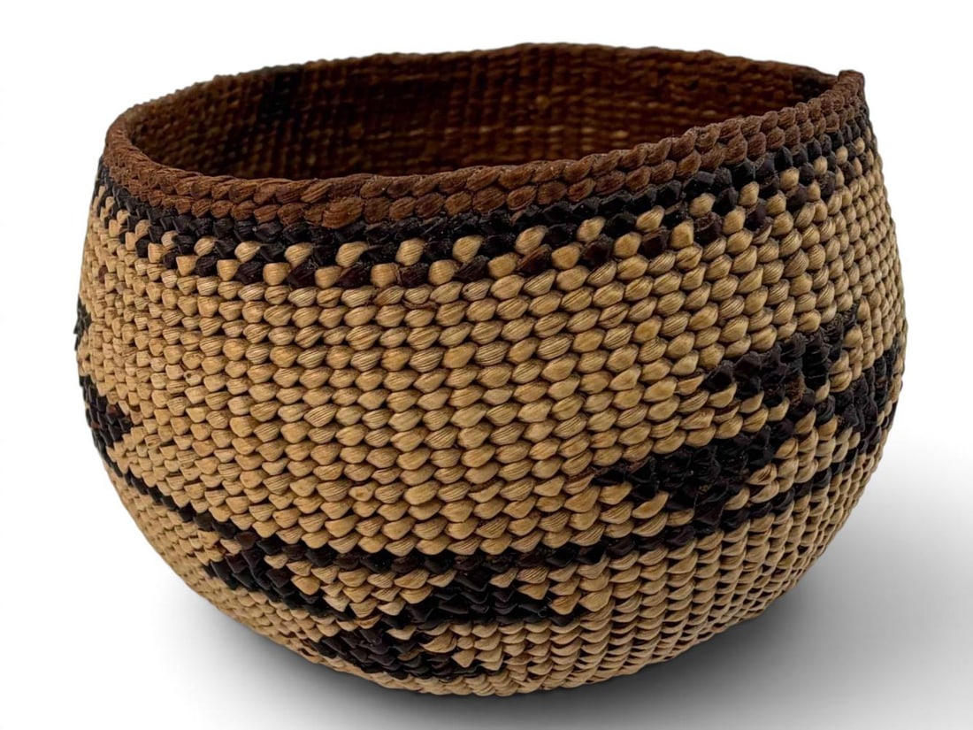 Hupa Yurok Karuk Native American Miniature Basket (1 of 7)