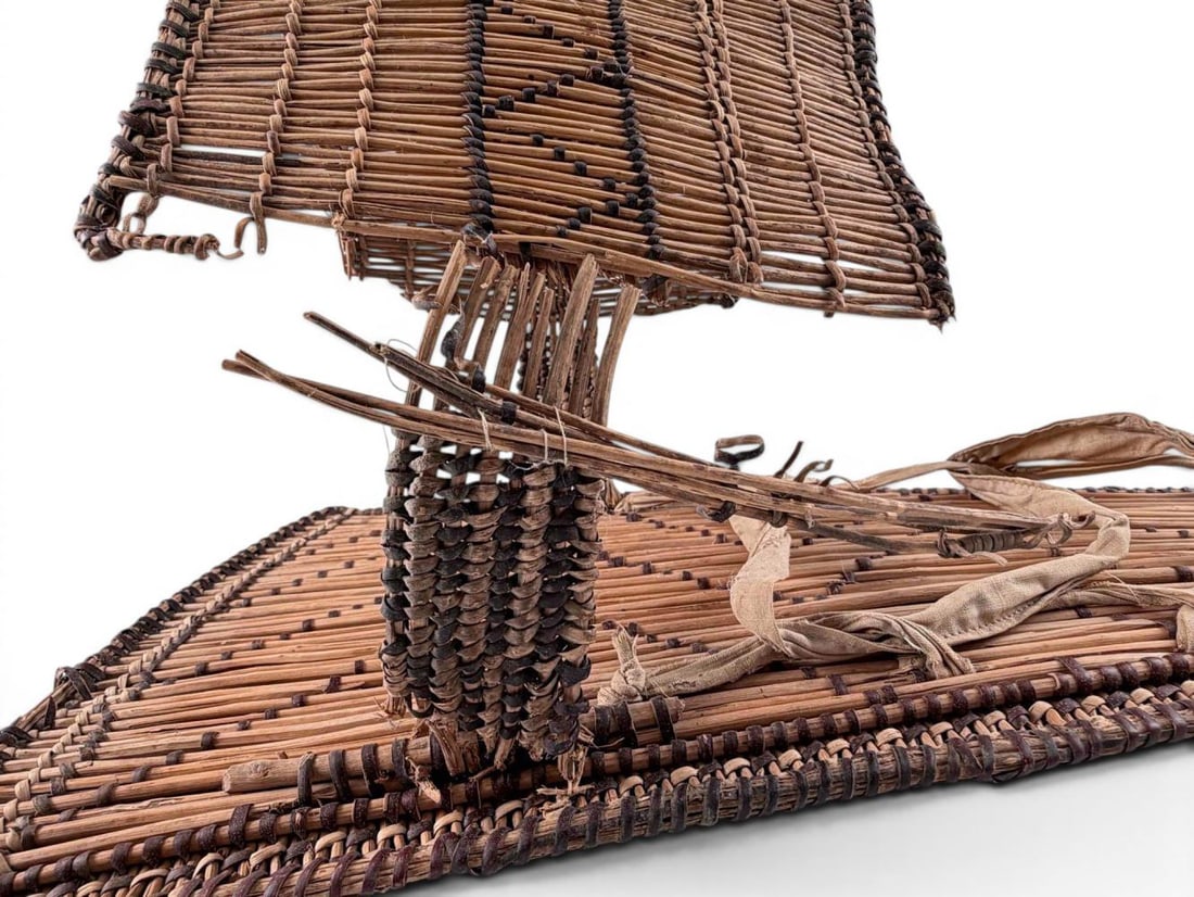 Native American Basketry Cradleboard - 12