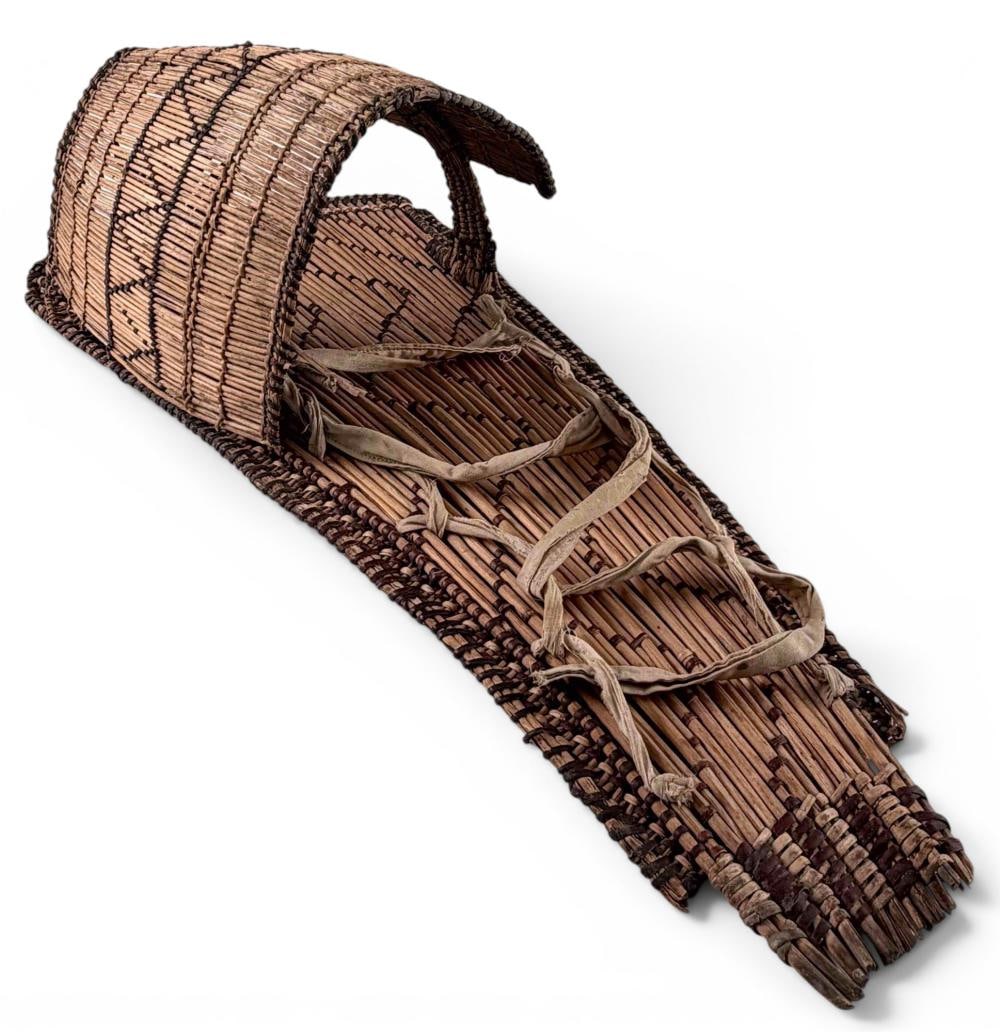 Native American Basketry Cradleboard - 2