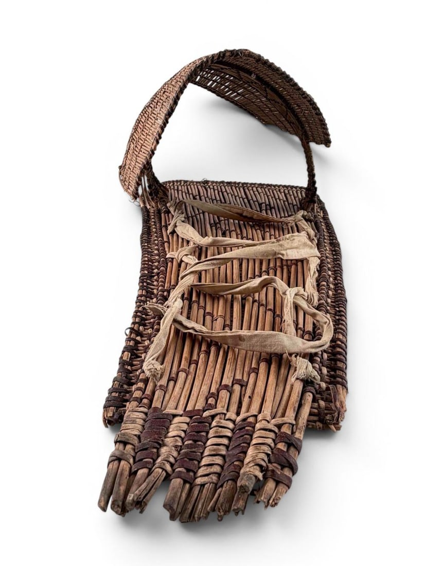 Native American Basketry Cradleboard - 4
