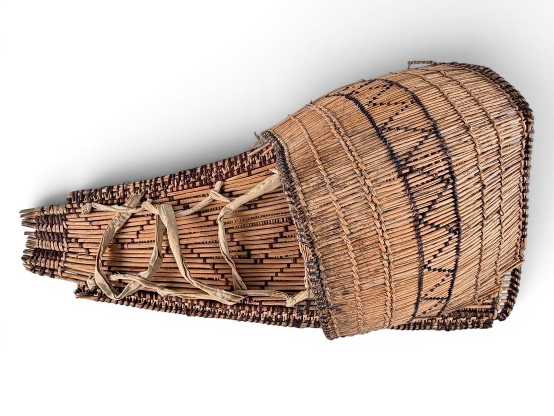 Native American Basketry Cradleboard - 7