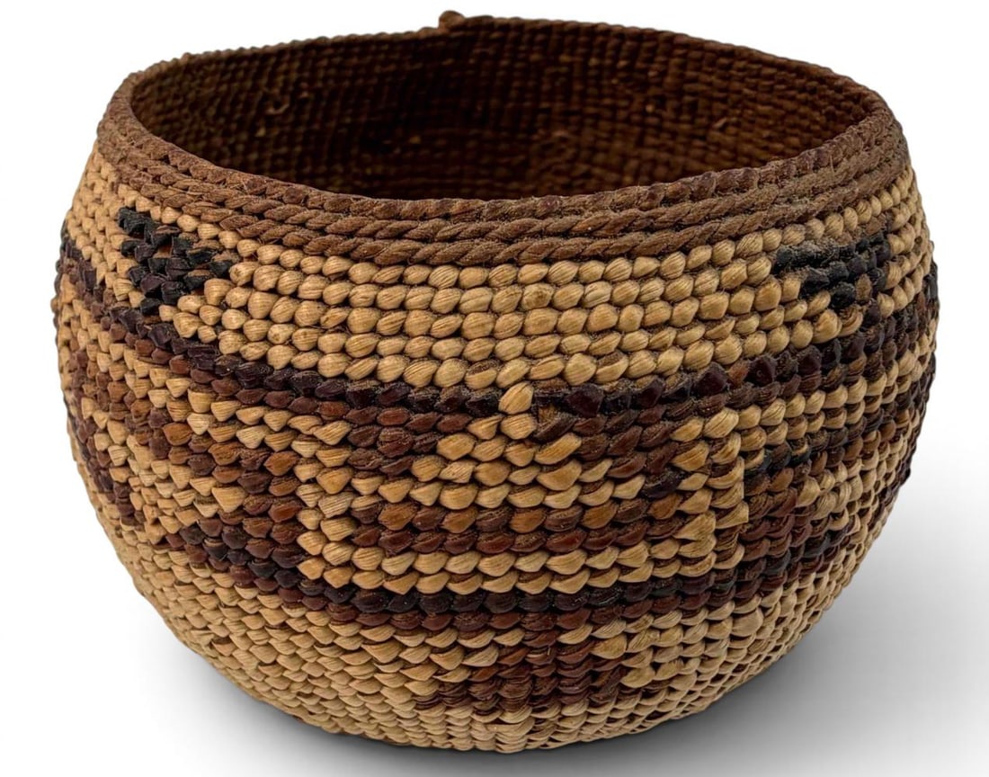 Hupa Yurok Karuk Native American Miniature Basket (1 of 7)