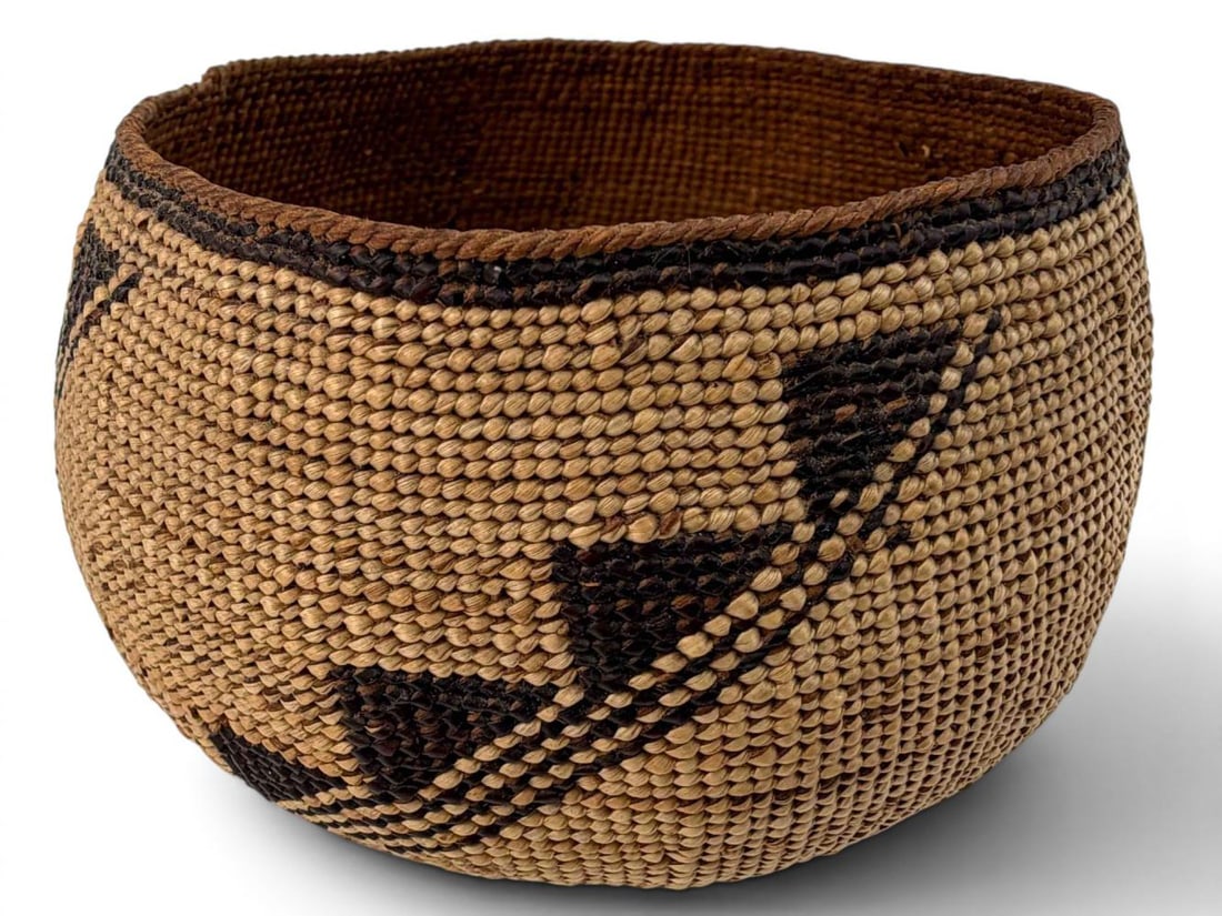 Hupa Yurok Karuk Native American Miniature Basket (1 of 7)