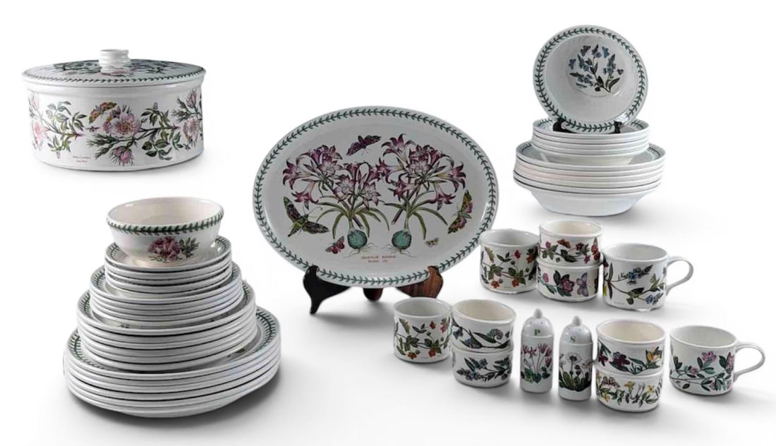 Portmeirion Botanic Garden Partial China Service, 48 Pieces, Including Serving Pieces (1 of 20)