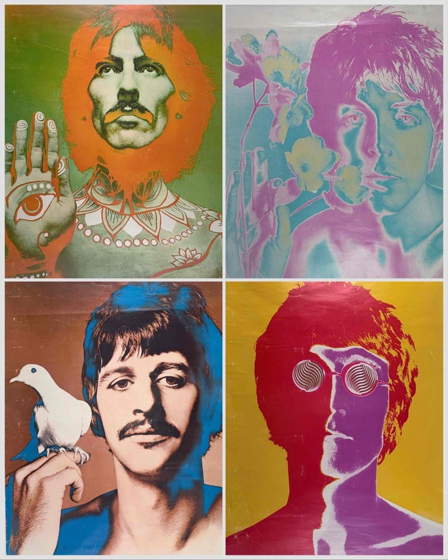 The Beatles, Set Of Four Posters, Richard Avedon For NEMS (1 of 20)