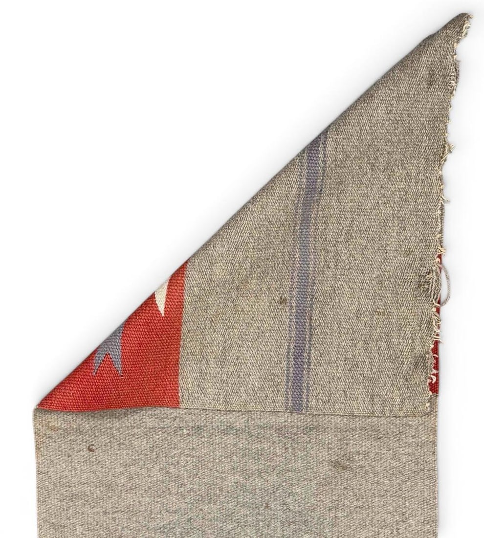 Older Mexican Wool Runner Rug - 10