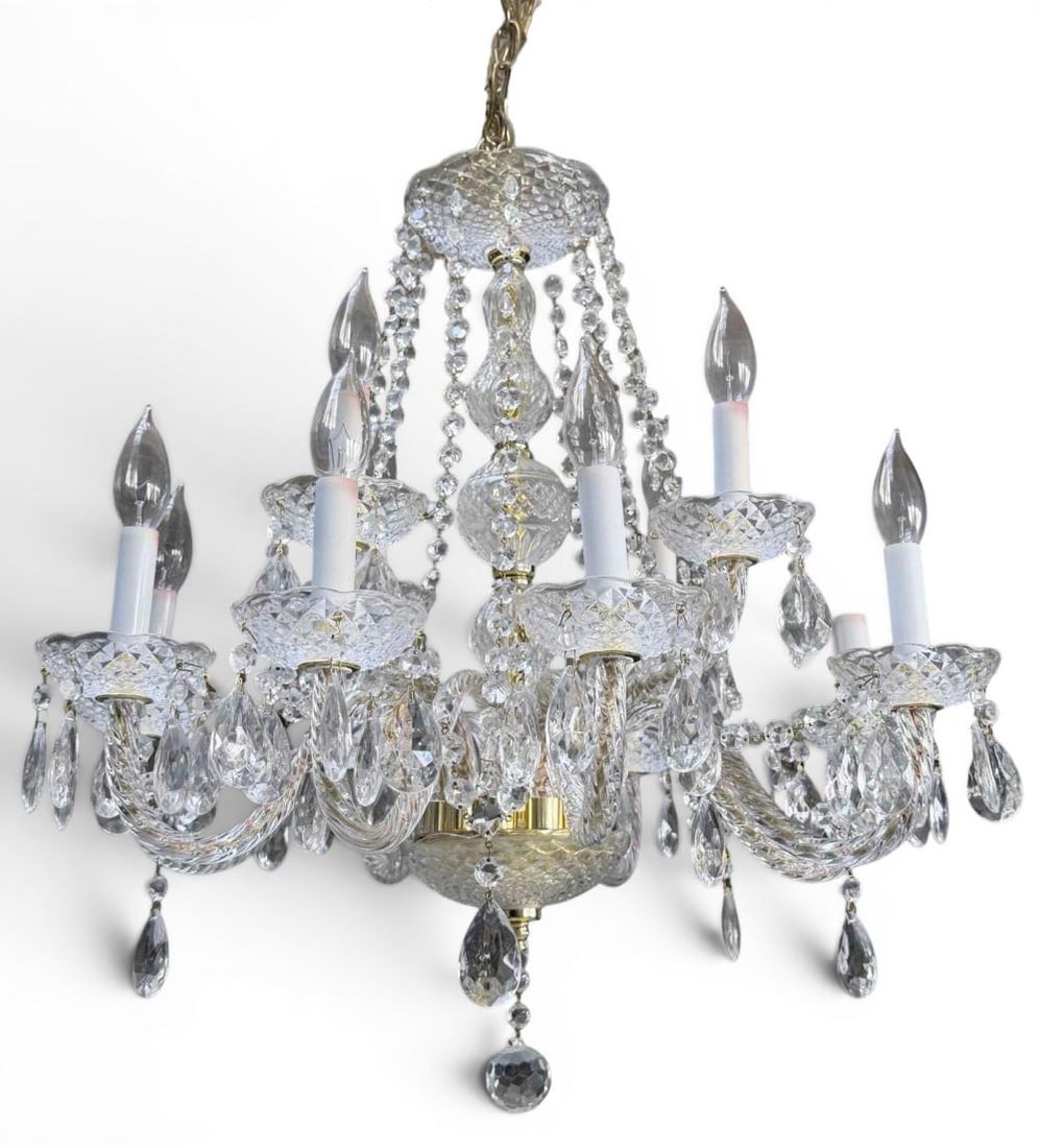 Twelve-Arm Crystal Chandelier (1 of 8)