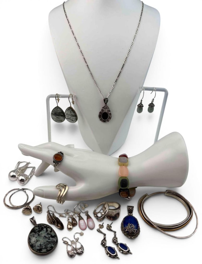 Vintage Silver Jewelry Grouping (1 of 18)
