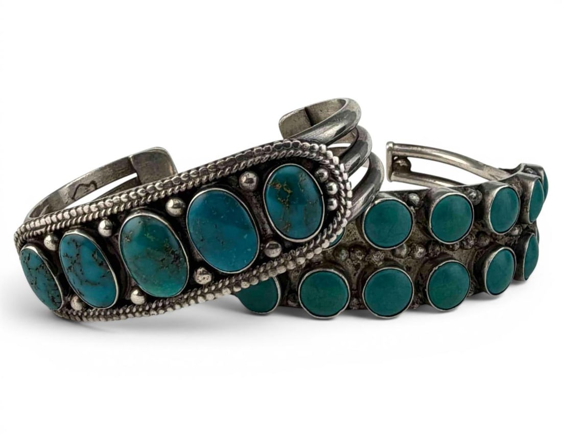 Two Sterling Silver Cuff Bracelets (1 of 12)