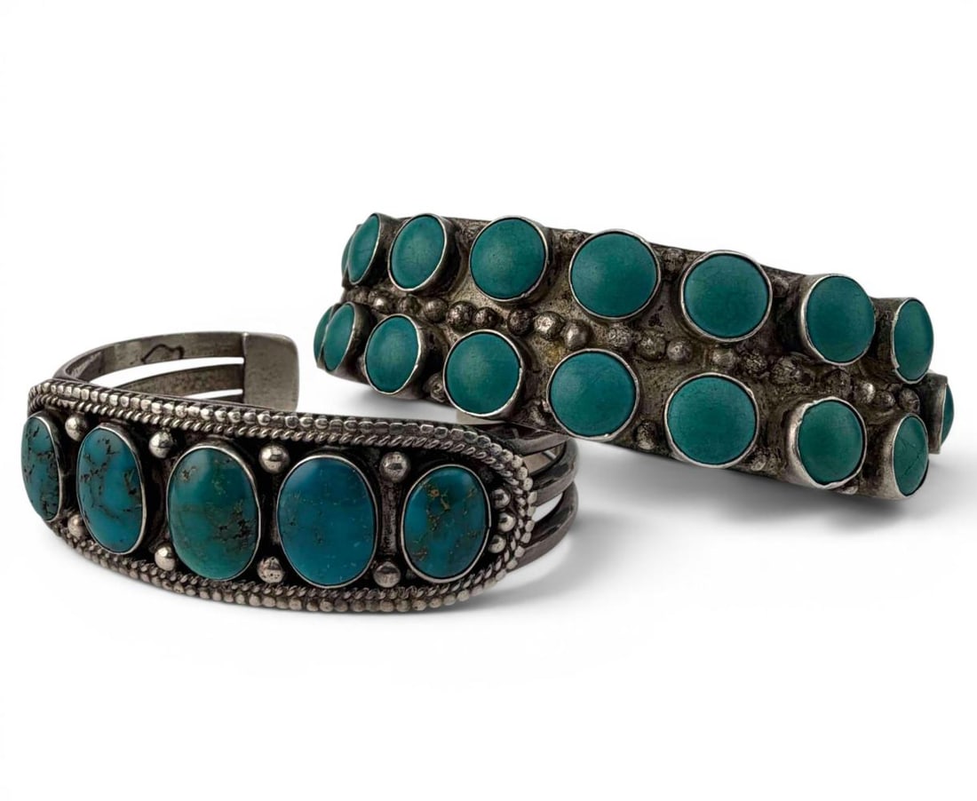 Two Sterling Silver Cuff Bracelets - 3