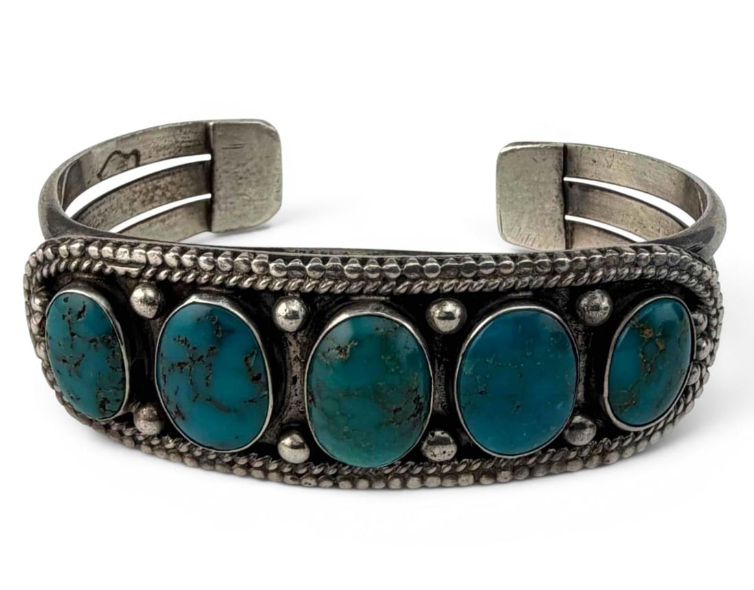 Two Sterling Silver Cuff Bracelets - 4