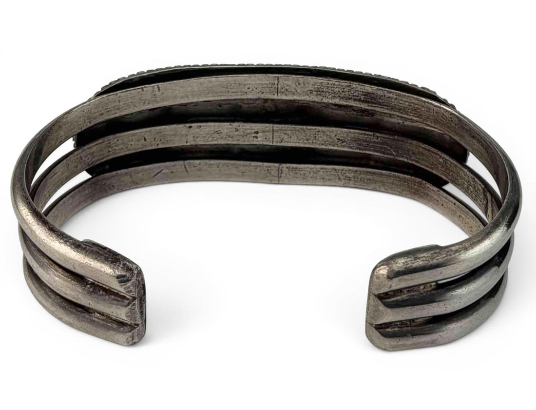 Two Sterling Silver Cuff Bracelets - 6