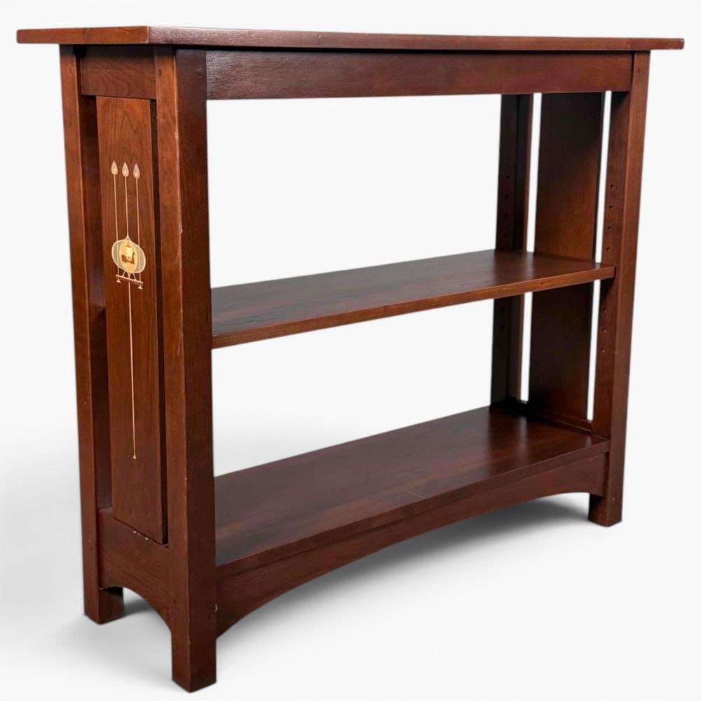 Stickley Harvey Ellis Arts & Crafts Style Inlaid Bookcase (1 of 17)