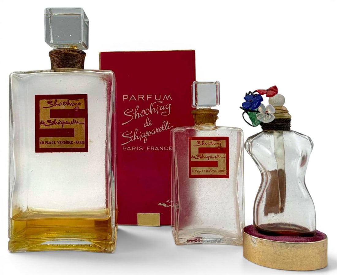 Vintage Else Schiaparelli "Shocking" Perfume Bottles (1 of 18)