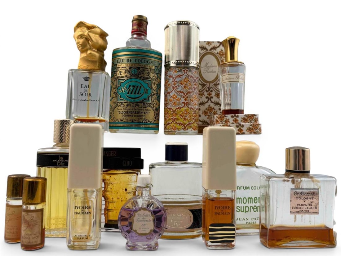 Grouping Of Vintage Perfume Bottles, Including Christian Dior (1 of 18)