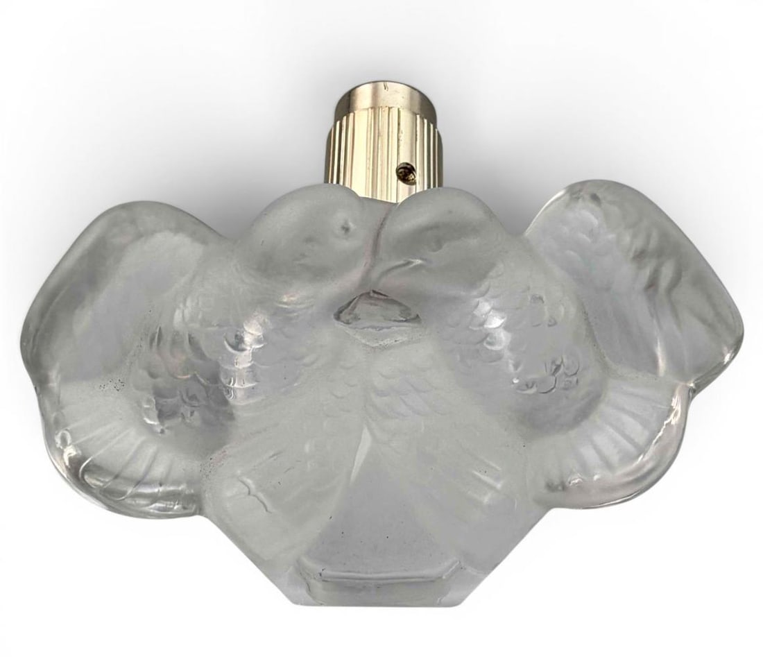 Lalique Frosted Crystal Atomizer Perfume Bottle (1 of 11)