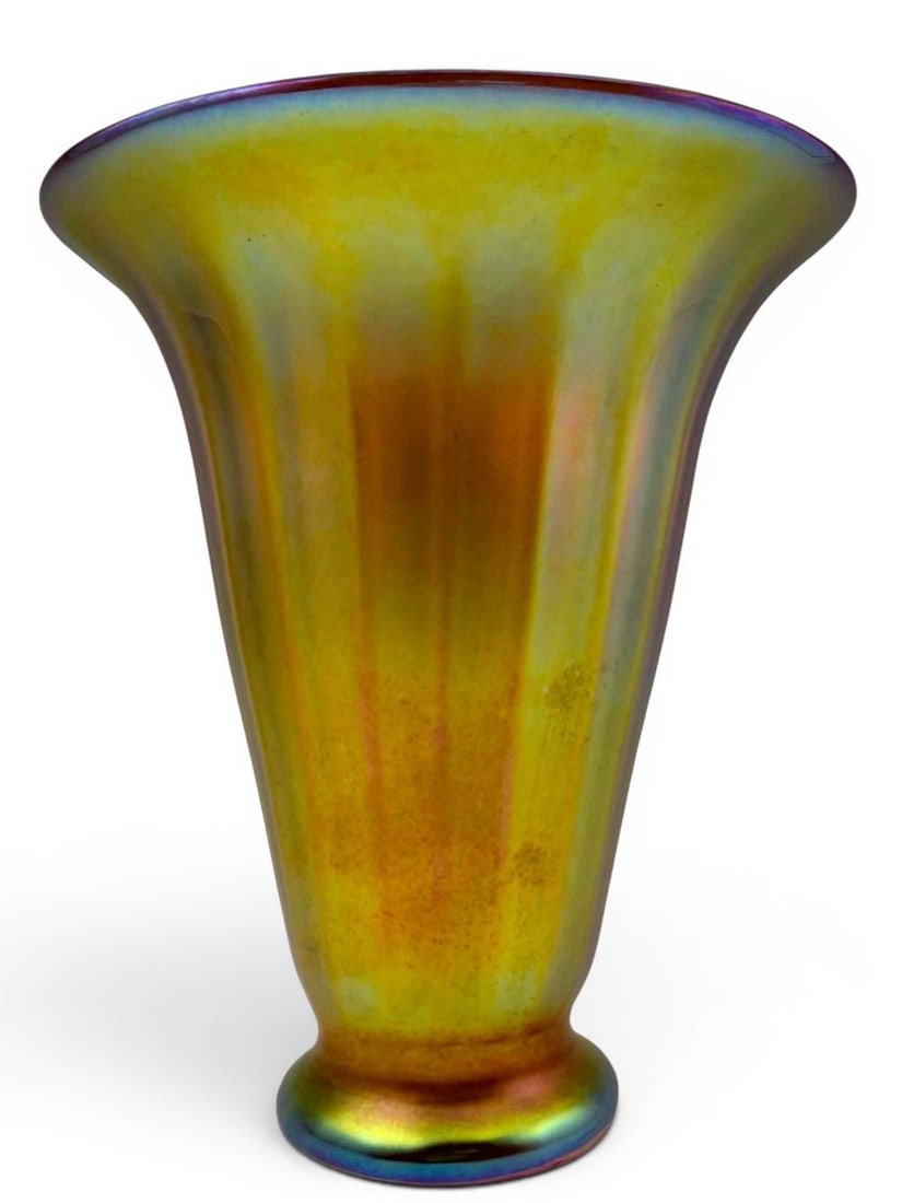 Lundberg Studios Flared Art Glass Vase (1 of 8)