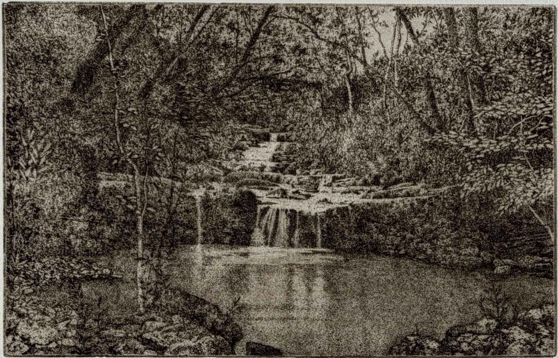 Gillian Pederson-Krag (American, b. 1938), Landscape, Signed Etching (1 of 11)