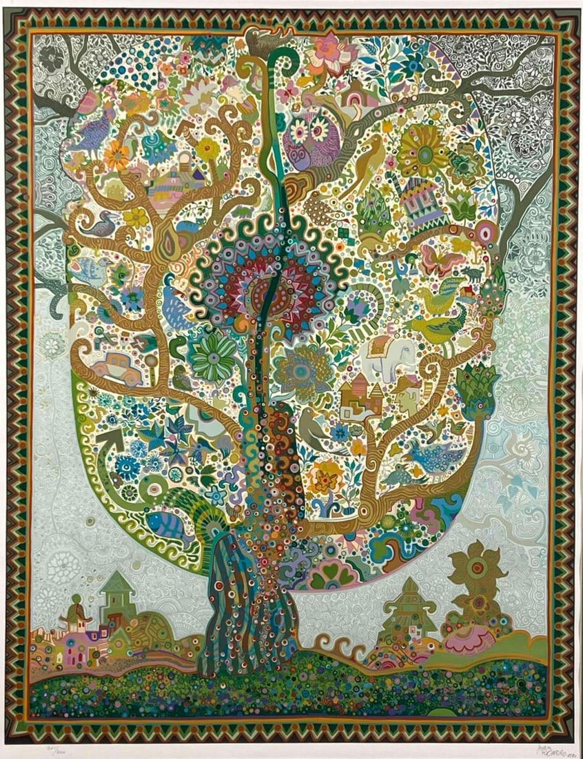 Juan Romero (Spanish, b. 1932), Spring Tree, Limited Edition Serigraph (1 of 16)