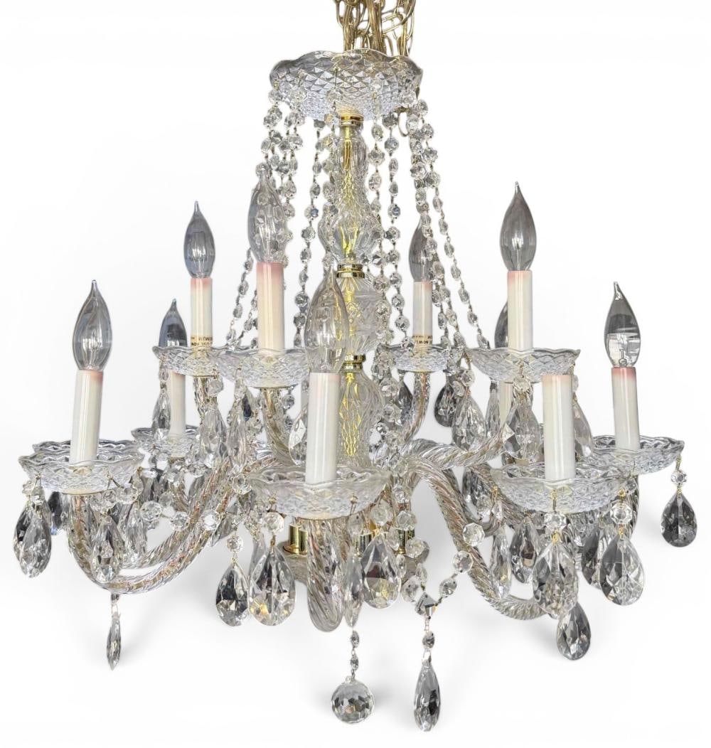 Twelve-Arm Crystal Chandelier (1 of 9)