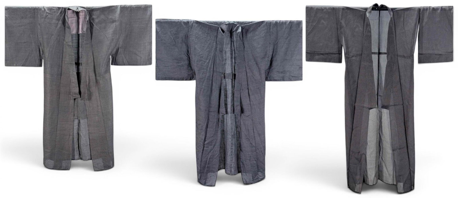 Japanese Kasuri Kimonos & Sheer Silk Ro Summer Kimono: Japanese Kasuri Kimonos & Sheer Silk Ro Summer Kimono.