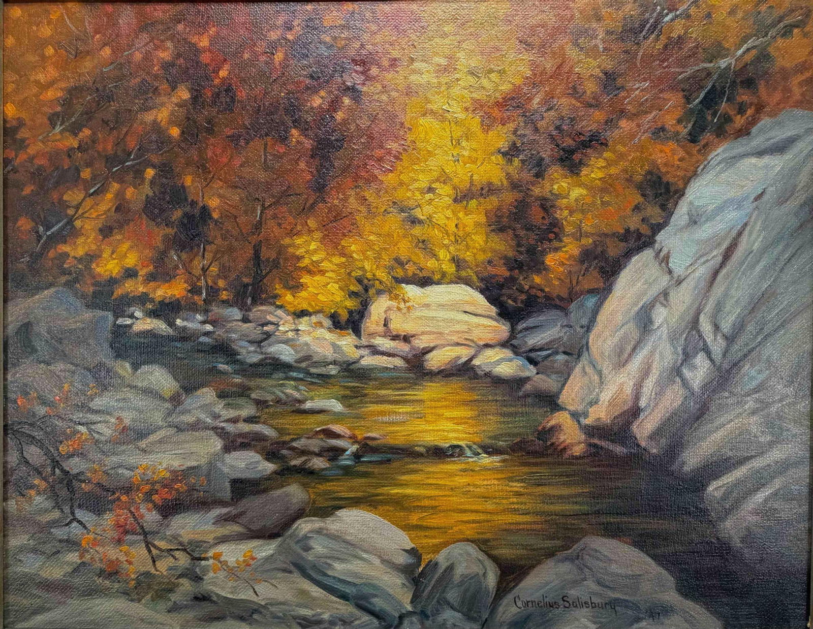 Cornelius Salisbury (American, 1882-1970), Molten Gold, Oil On Board (1 of 11)