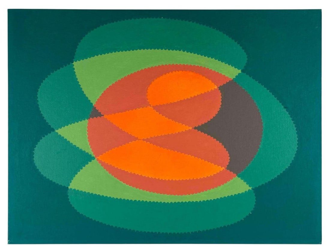 Ben Cunningham (American, 1904-1975), Warm Up II, 1969, Oil On Canvas Board (1 of 7)
