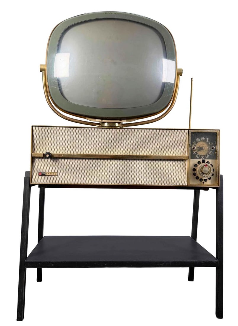Philco Predicta Princess Television Set With Stand And Clock, Ca. 1958 (1 of 16)