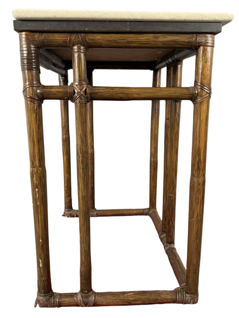 McGuire Stone Top Side Table - 5