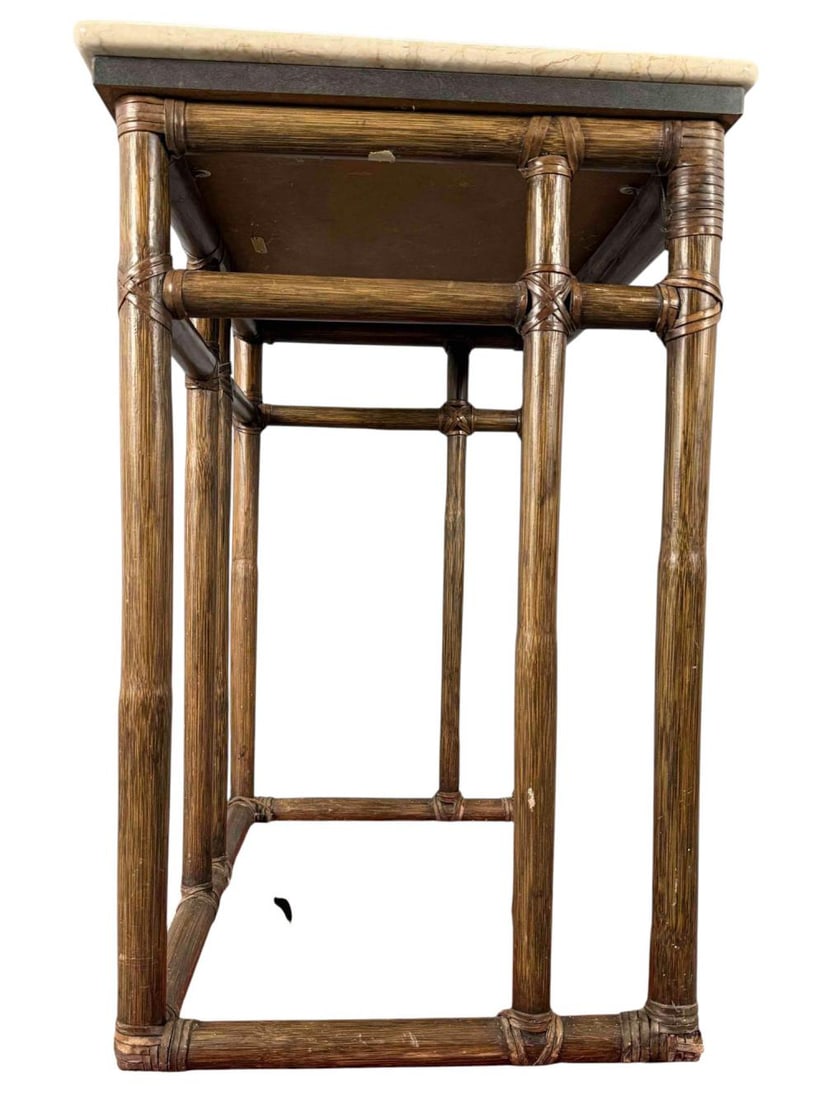 McGuire Stone Top Side Table - 6