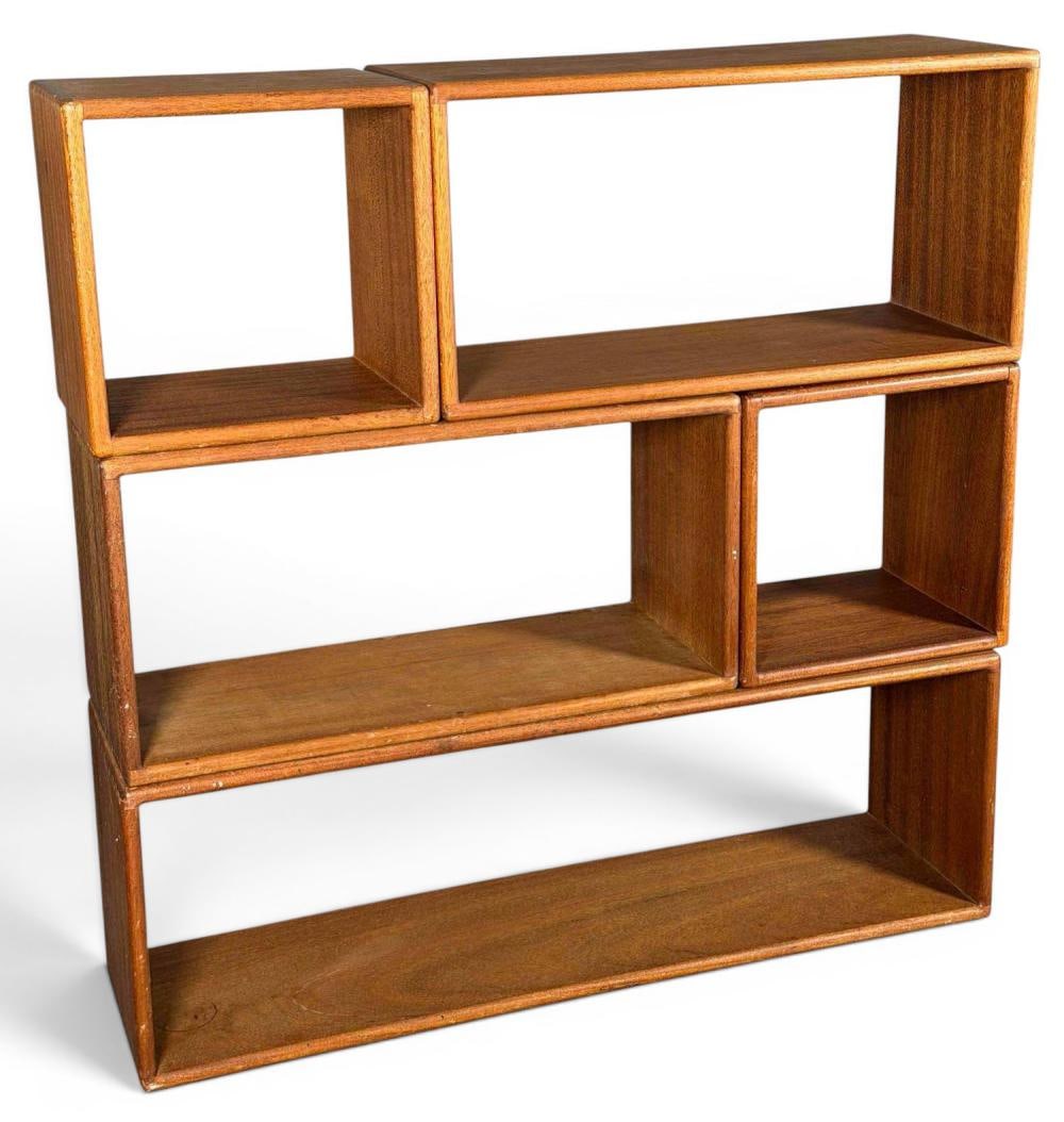 Danish Modern Modular Teak Stacking Shelves (1 of 16)