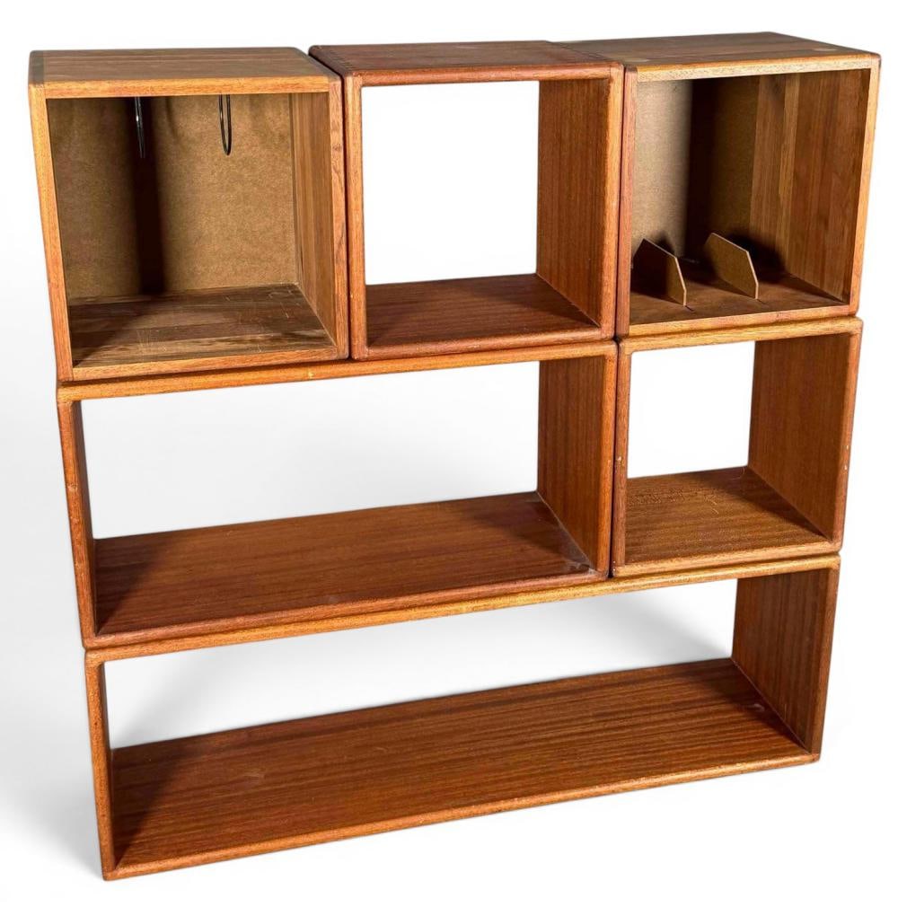 Danish Modern Modular Teak Stacking Shelves (1 of 19)
