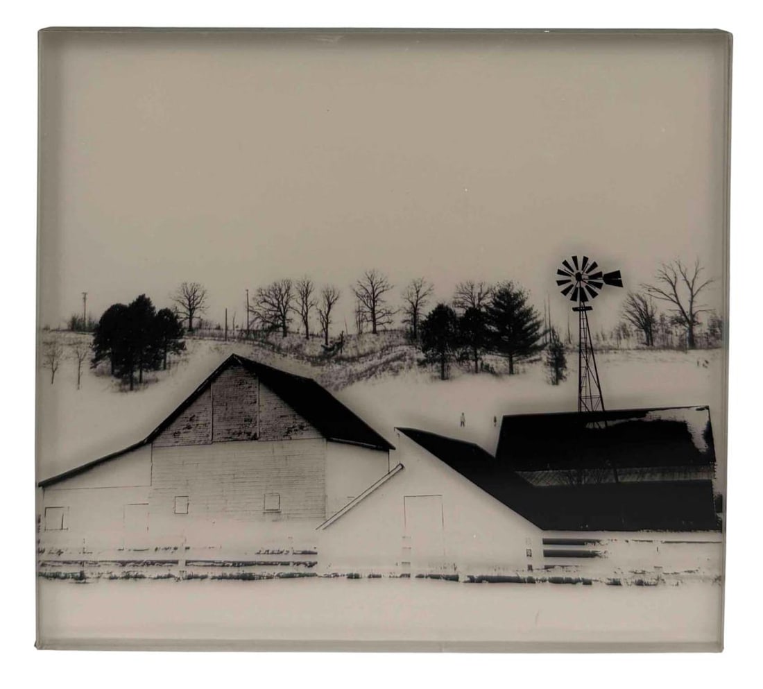 Douglas Prince (American, b. 1943), Architectural Study (Barn), Photo-Sculpture (1 of 6)