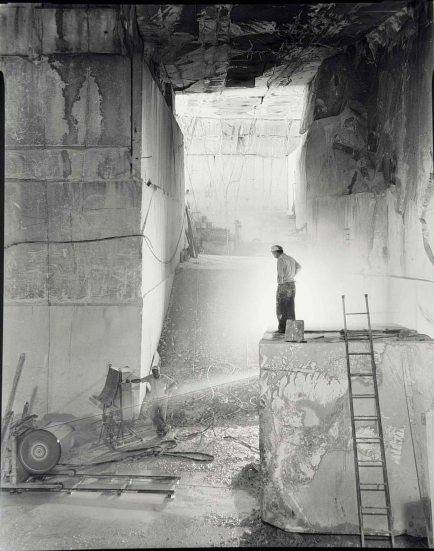 Joel Leivick (American, b. 1951), Underground Quarry Workers, 1986, Gelatin Silver Print (1 of 9)