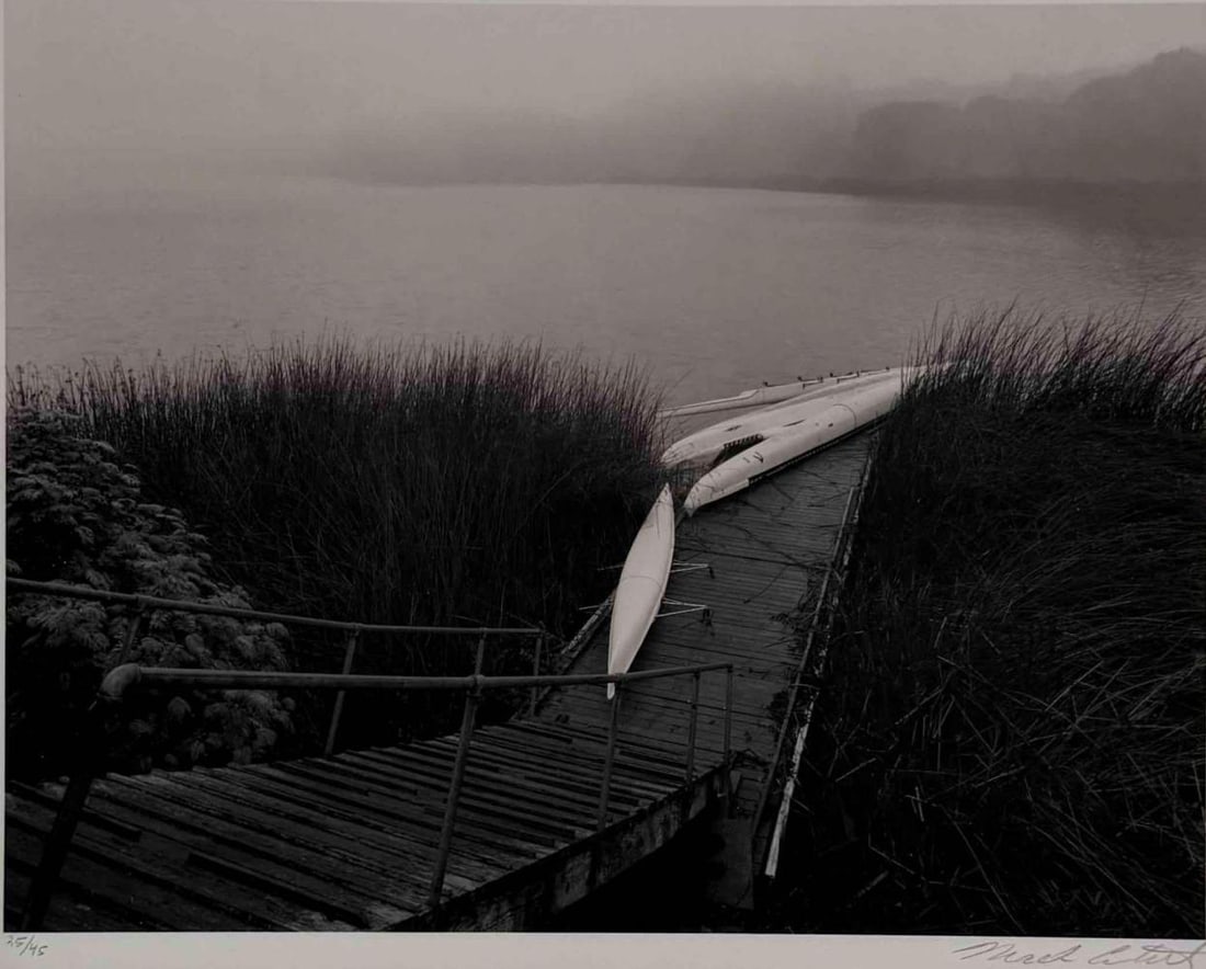 Mark Citret (American, b. 1949), Racing Sculls, Lake Merced, Toned Gelatin Silver Print (1 of 11)