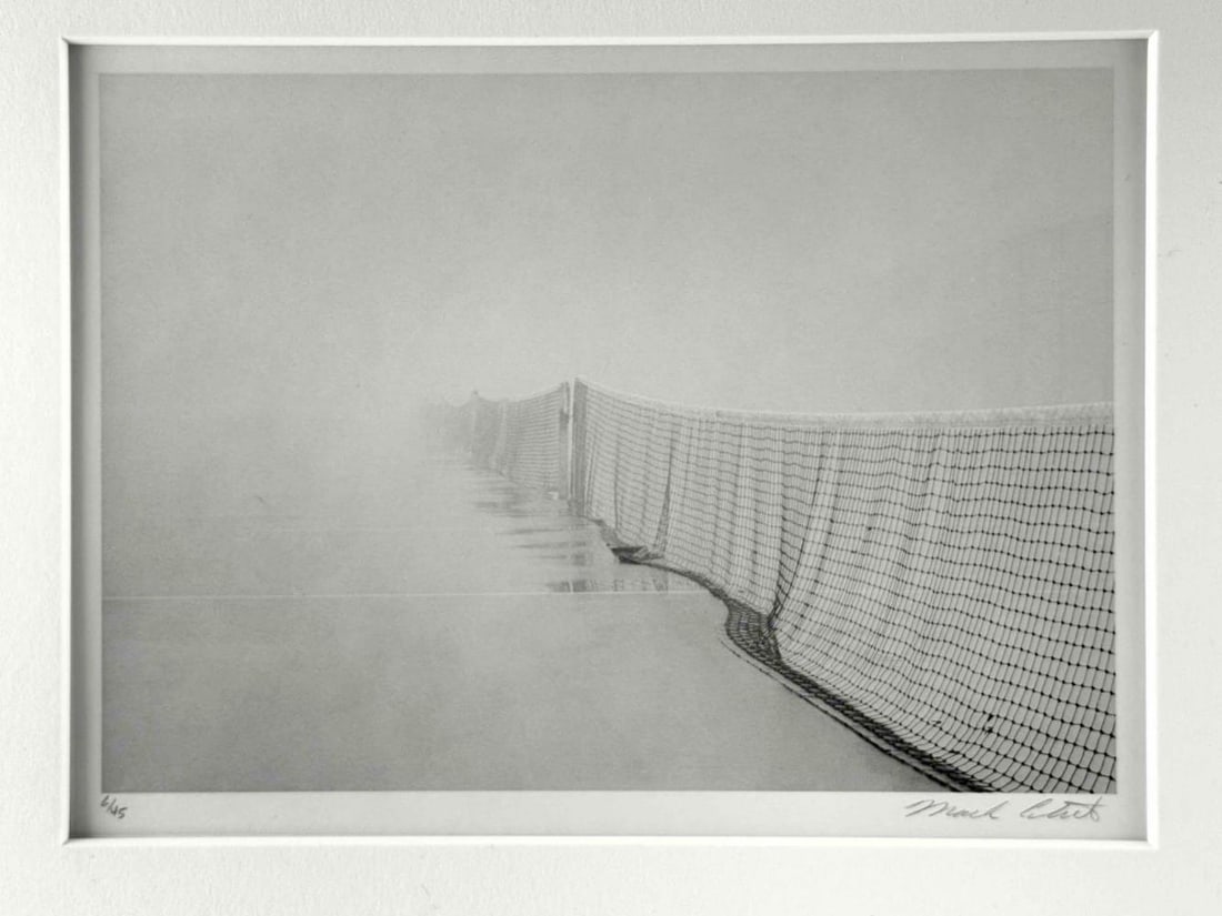 Mark Citret (American, b. 1949), Tennis Net, Toned Gelatin Silver Print On Vellum: Mark Citret (American, b. 1949), Tennis Net, Lincoln High School, SF, Toned Gelatin Silver Print on Vellum. Signed, titled, dated 1995, and editioned '6/45' in pencil in the margin. Mark Citret is a C