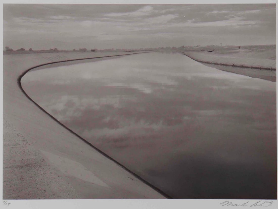 Mark Citret (American, b. 1949), Tupman Canal, Toned Gelatin Silver Print (1 of 5)