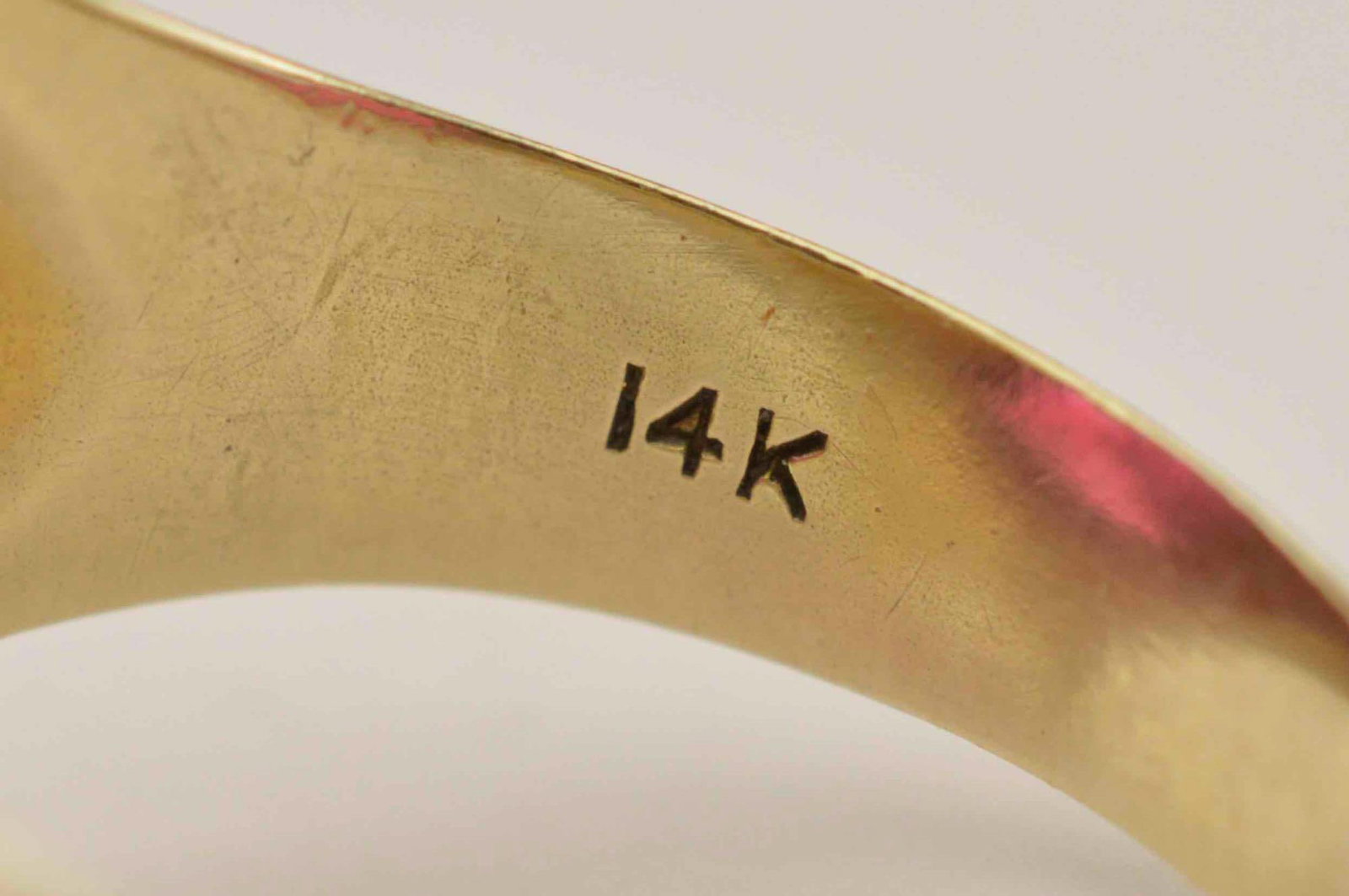 14K Ruby Signet Ring - 7