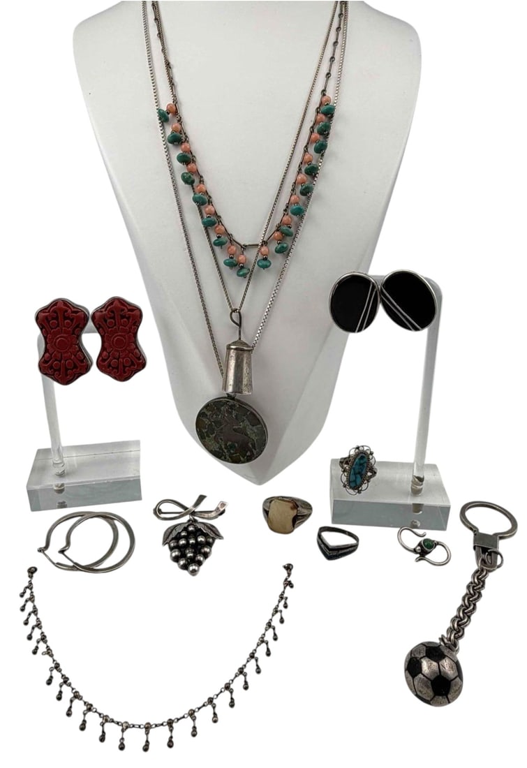 Lot Of Sterling Silver Jewelry (1 of 16)