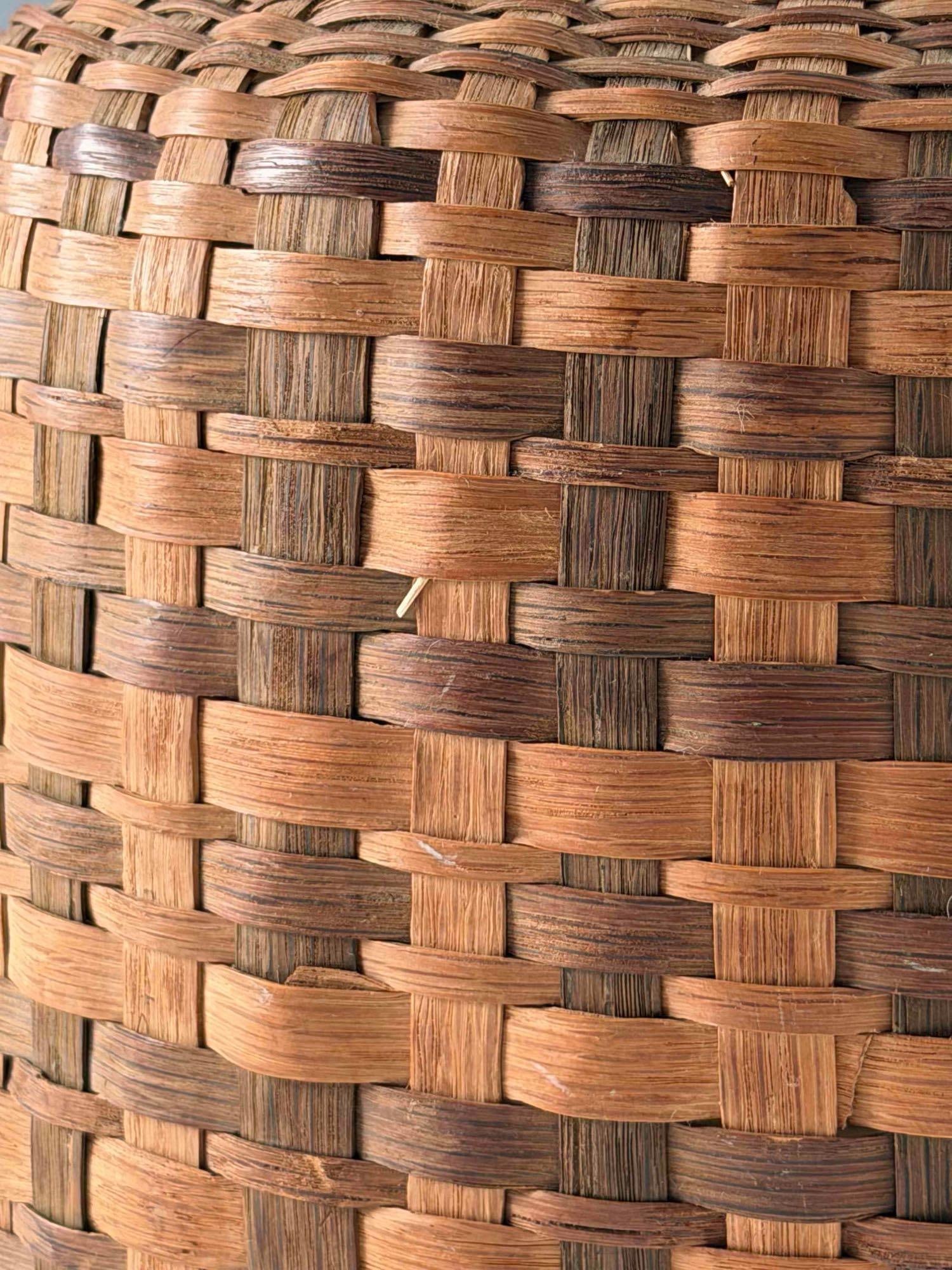Two Cherokee Woven Baskets - 6