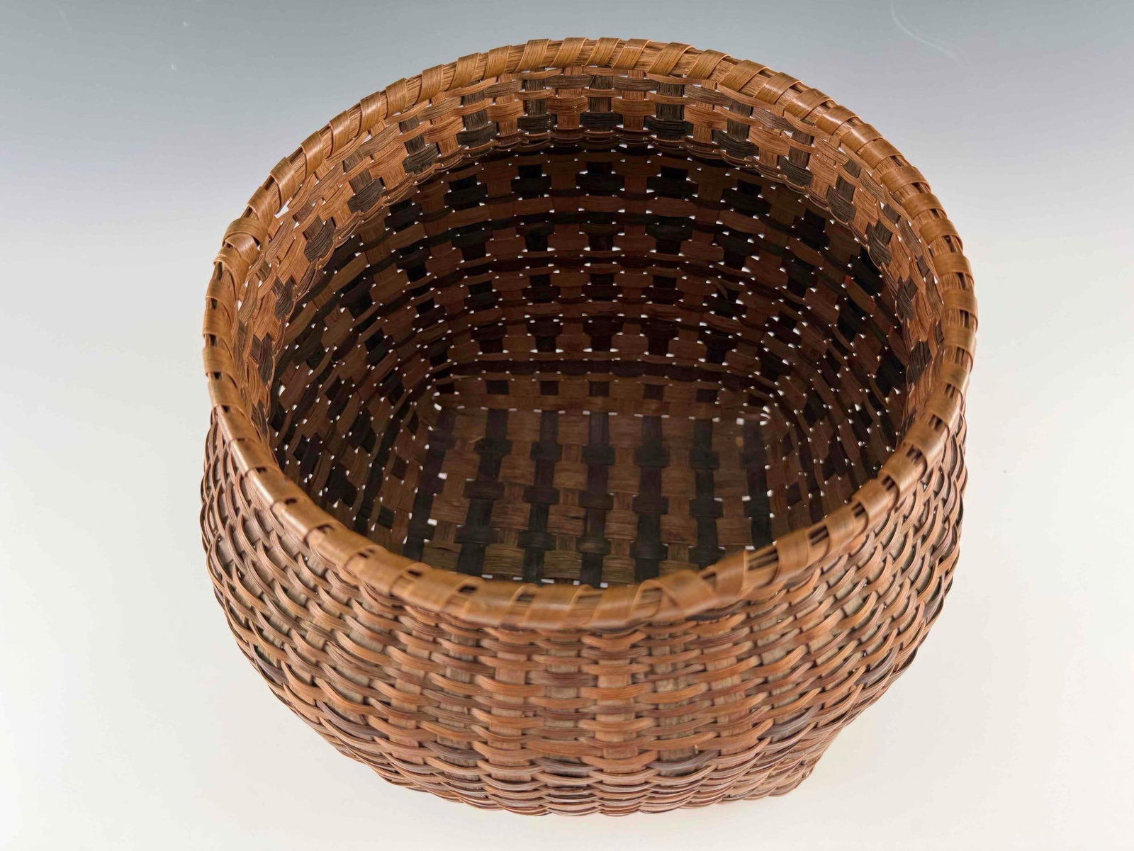 Two Cherokee Woven Baskets - 7