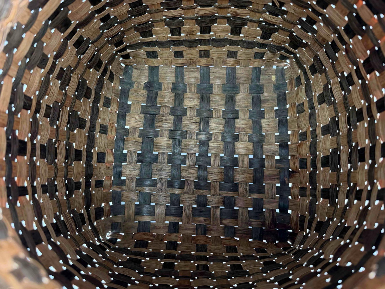 Two Cherokee Woven Baskets - 8