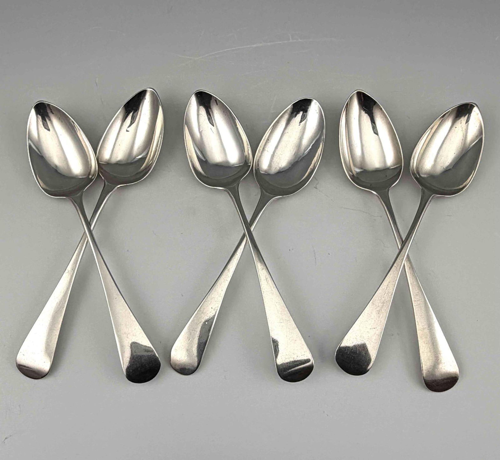 Six George III Sterling Silver Teaspoons (1 of 5)