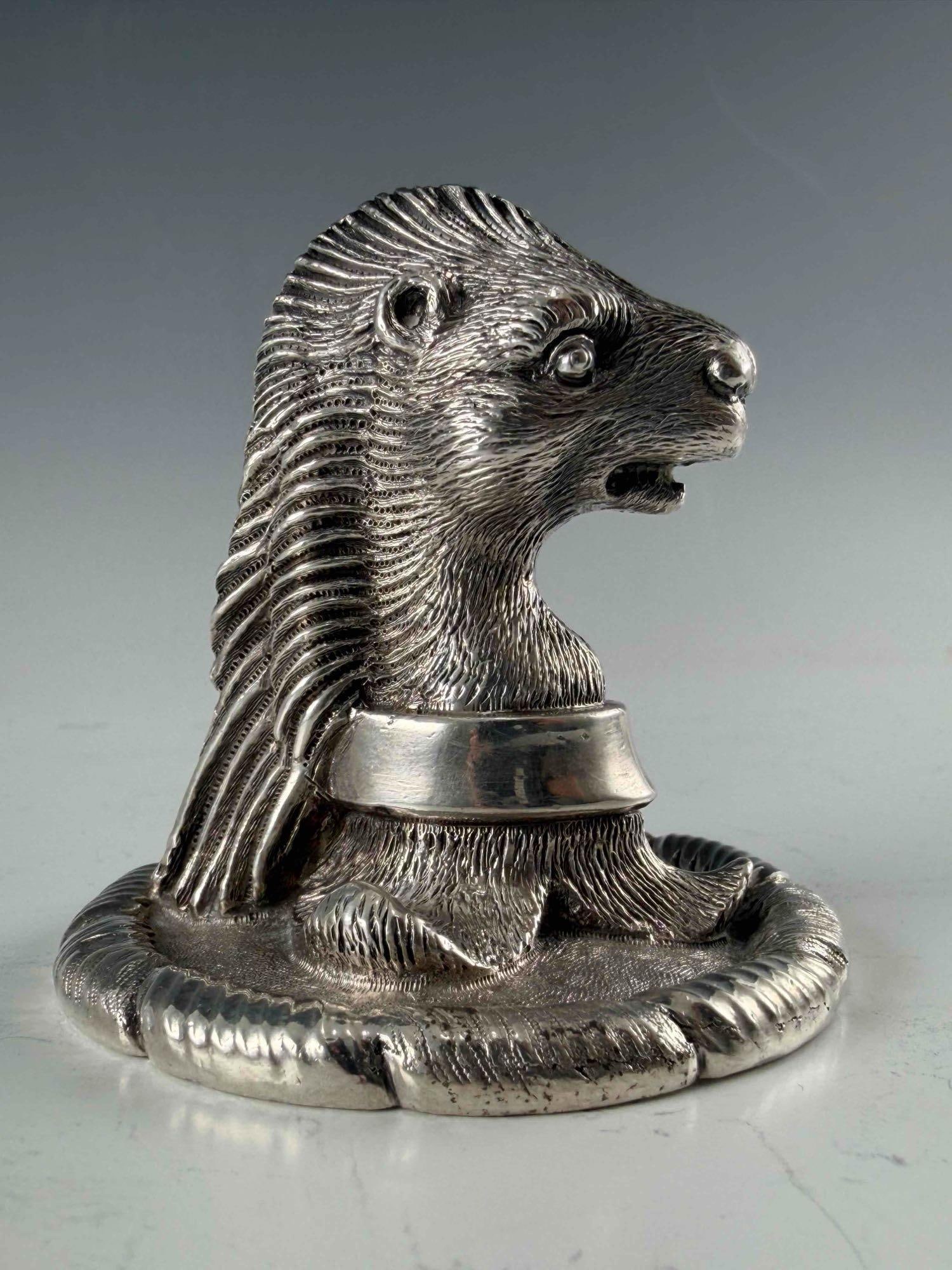 James Fray Irish Sterling Silver Covered Entrée Dish With Porcupine's-Head Finial - 9
