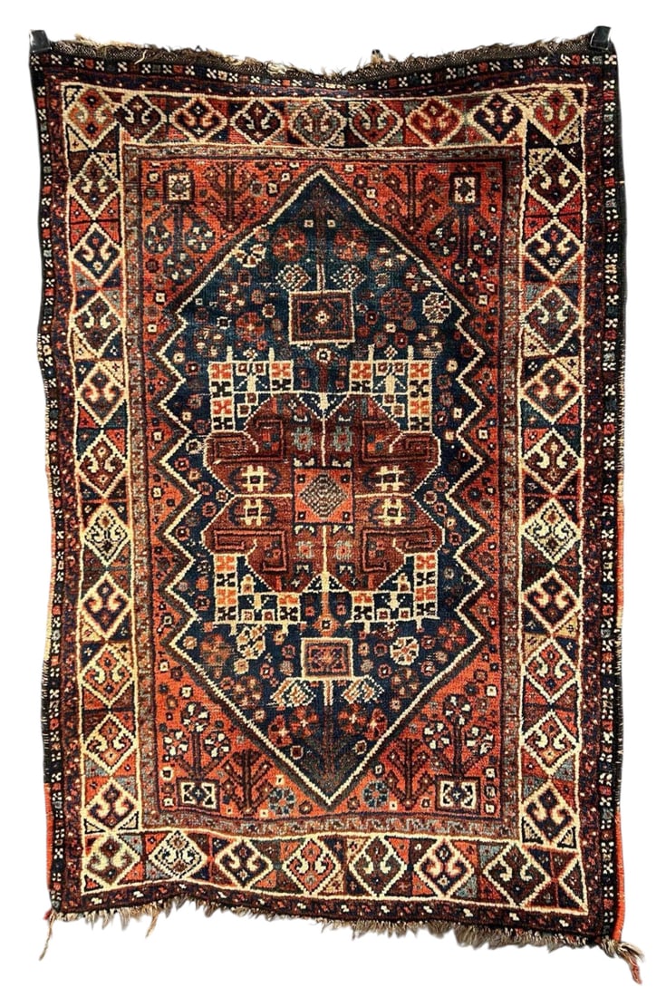Hand Knotted Kurdish Tribal Wool Rug (1 of 12)